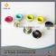 Decorative colored metal eyelets for shoe