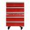 JGA Retro Style 1 Drawer 50L Mini Toolbox Refrigerator , Safe Fridge With 4 Wheels Visi Cooler Refrigerator