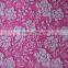 97% polyester 3% spandex thin jacquard knit fabric with small flower pattern