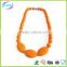 BPA Free Silicone Necklace Baby Teething Silicone Rubber Necklace