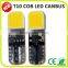 led under car light current 180mA T10 COB Canbus T10/194/168 bulb T10 LED Car Light White