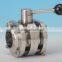 Sanitary Stainless Steel Flange/ Male Butterfly Valve with DIN/SMS/3A/ISO/IDF Standard