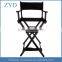 Foldable Professional Light Weight Aluminum Makeup Artist Directors Chair ZYD-HZMmcc001