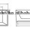 CUPC Square Free Standing Bathtub,cheap Square Bathtub,luxury Tubs