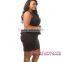 Black Crossed V Neck Sleeveless Big Girl latest design muslim dress
