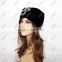 Papular Crochet Hats 8cm Large Flower Crochet Beanie Hats For Women