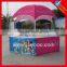 Advertising Full Color Printing Factory Supply Gazebo Tent Hexagon Construction