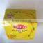 Factory directly rectangular green tea metal box