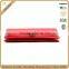 CW1172-001 Long Chain Hot Red Small Grain Cow Leather Cross Body Bag Women Clutch