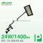double arm street light pole LED trade show light, LED gooseneck light, LED spotlight 1600-1800Lm 24W DC18-24V.