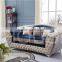 High Quality Post Modern Living Room Furniture Sofa With Crystal Buttons/Chesterfield Leather/fabric Sofa AL044