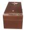 Factory OEM Printed PU Leather Wine Bottle Gift Box