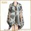 Latest product custom design plaid scarf from China