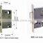 Luxury Brass mortise lock with handles