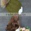 Womens Girls Winter Fur Hat Real Large Raccoon Fur Pom Pom Beanie Winter Hats