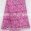 Fashion net lace fabrics party dress fabric 3d flower lace embroidered fabric gold lace fabric