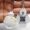 Baymax keychain pvc baymax keychain can custom with logo