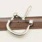 normal silver plated strap pin belt buckle