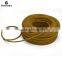 New Style Popular Colourful Textile Power Cord ,Brown Yellow Fabric Power Cord Round