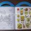 2015 eco-friendly high quality cartoon portable removable senior sticker book