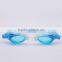 2016 New UV protective silicone competitive swim goggles with adjustable strap