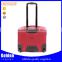 hot sale China wholesale four wheels abording luggage PU leather trolley spinner suitcase