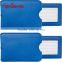 2016 hang tag pu leather luggage tag