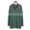 Wholesale China fashion design blank pima cotton custom woman t shirt with halflong sleeve