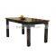 Rectangle 4 person wooden restaurant table YT7007