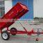 China CE cheap hydraulic mini compact semi camper small farm tractor trailer