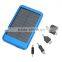 Environment care external battery new solar power bank 5000mah solar Charger Powerbank For mobile phone