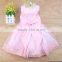 White Pink fluffy flower girl dresses for confirmation