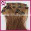 Surprise!!! clip in human hair extensions unprocessed wholesale 100% indian human clip in hair