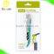 Green corkscrew double hinged waiters manual wine key bottle opener with foil cutter