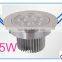 High quality round led ceiling light 5w with best price