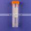 medical laboratory equipment screw cap 50ml centrifuge tube flat bottom