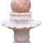 Indian stone carving rotating granite ball fountain