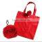 China  cheap rose flower folding shopping bag, custom made foldable shopping bag