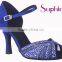 Suphini Blue/ Silver Crystal Party Dance Shoes, Wedding Dance Shoes