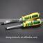 professional S2 and CRV duable high rubber handle screwdriver with tip torsion is 50-54HRC