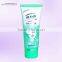 Clear offset printing plastic tube for cosmetic packaging