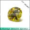 2.00mm round shape yellow color cz stone