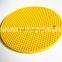 FDA Food Grade High Temperate Heat Resistant Round 18cm Wholesale Rubber/silicon Cheap Pot Holders