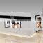 cheap and high quality hair dressing kiosk design with three hair dressing station for barber store sale