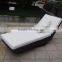 Outdoor Rattan Swivel Daybed Morden Wicker Furniture