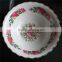 plain ceramic bowl/decorative ceramic bowl/ceramic plain white bowl