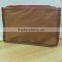 wholesale plain red leather zipper bag