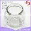 Sale Lowest empty pumpkin shaped glass candle jars for halloween