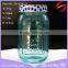 540ml glass mason jar with electroplated color
