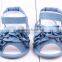 The New Summer Denim Bow Baby Toddler Sandals